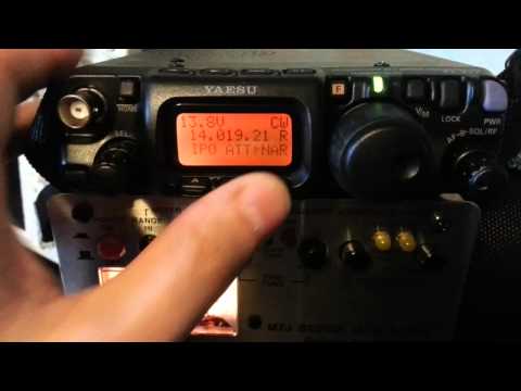 FT-817ND Test With Yaesu YF-122CN 300Hz Collins Filter